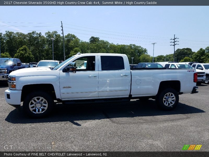Summit White / High Country Saddle 2017 Chevrolet Silverado 3500HD High Country Crew Cab 4x4