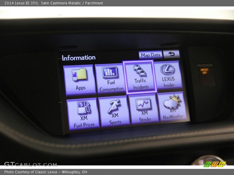 Satin Cashmere Metallic / Parchment 2014 Lexus ES 350
