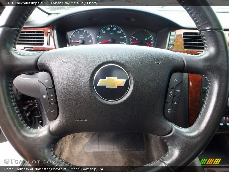 Cyber Gray Metallic / Ebony 2011 Chevrolet Impala LT