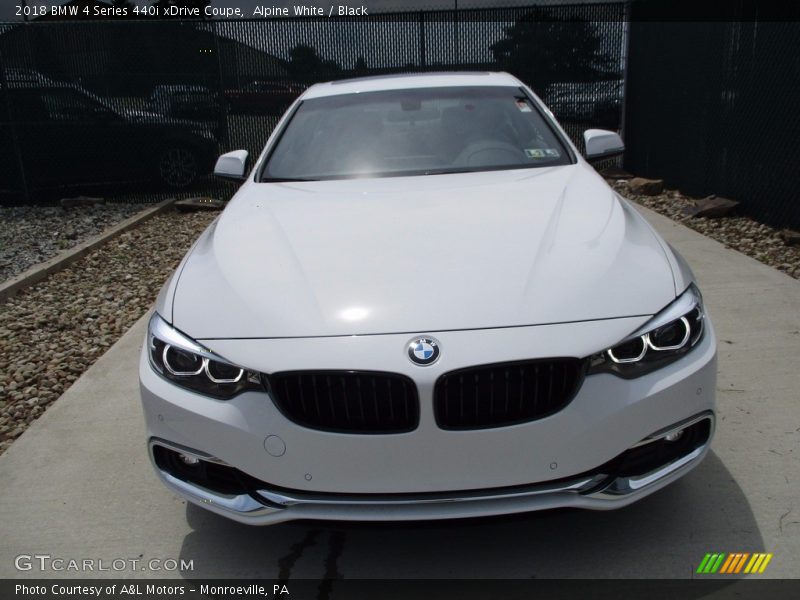 Alpine White / Black 2018 BMW 4 Series 440i xDrive Coupe