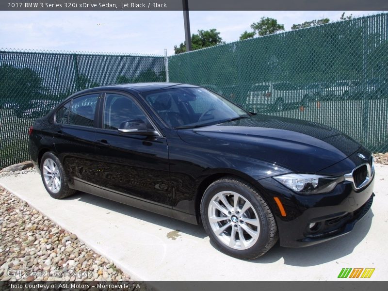 Jet Black / Black 2017 BMW 3 Series 320i xDrive Sedan