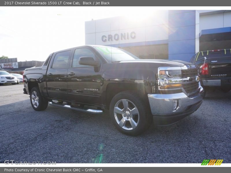 Black / Jet Black 2017 Chevrolet Silverado 1500 LT Crew Cab