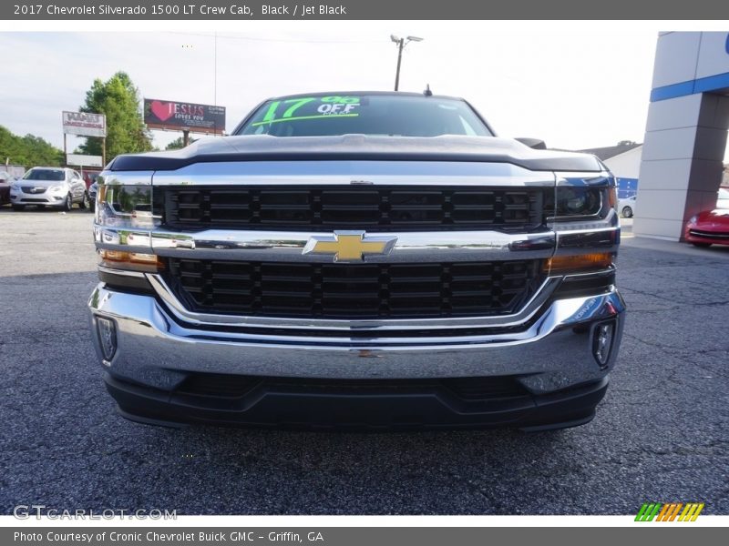 Black / Jet Black 2017 Chevrolet Silverado 1500 LT Crew Cab