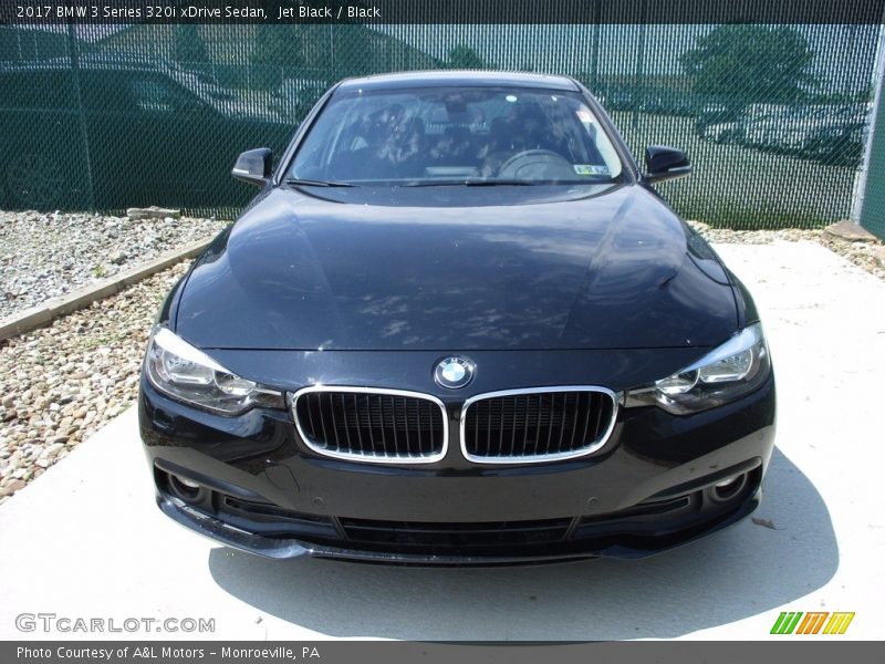 Jet Black / Black 2017 BMW 3 Series 320i xDrive Sedan