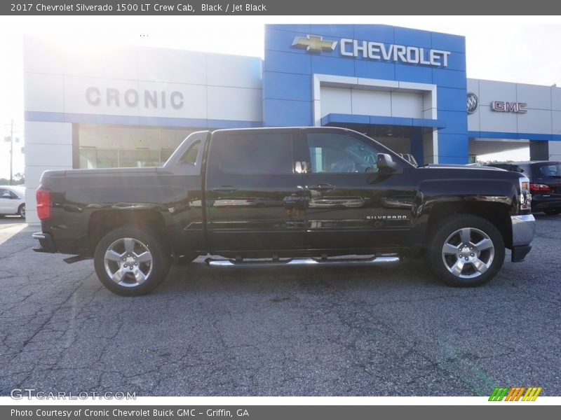 Black / Jet Black 2017 Chevrolet Silverado 1500 LT Crew Cab