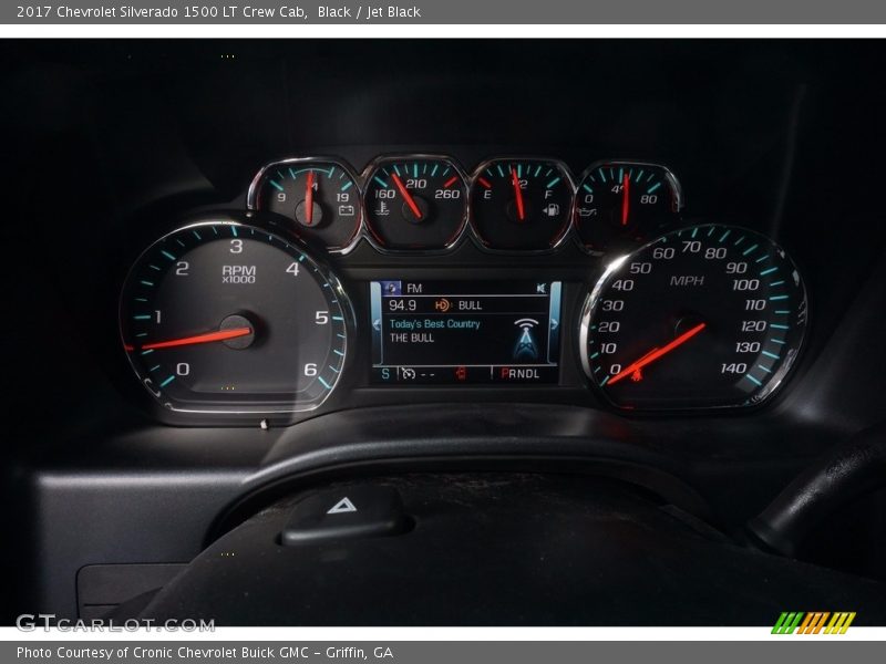 Black / Jet Black 2017 Chevrolet Silverado 1500 LT Crew Cab