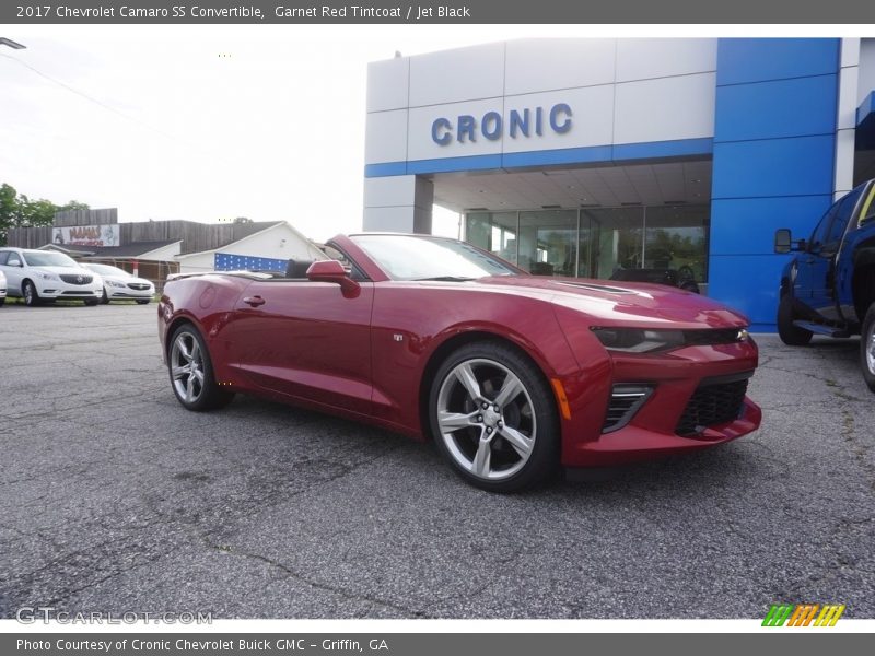 Garnet Red Tintcoat / Jet Black 2017 Chevrolet Camaro SS Convertible