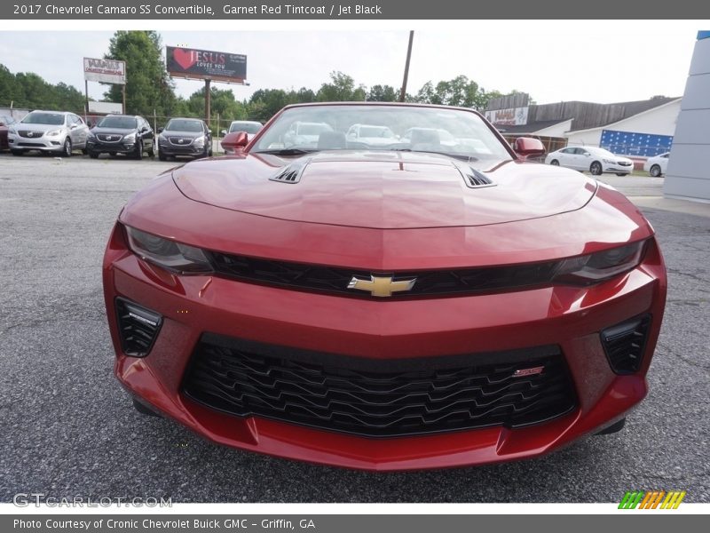 Garnet Red Tintcoat / Jet Black 2017 Chevrolet Camaro SS Convertible