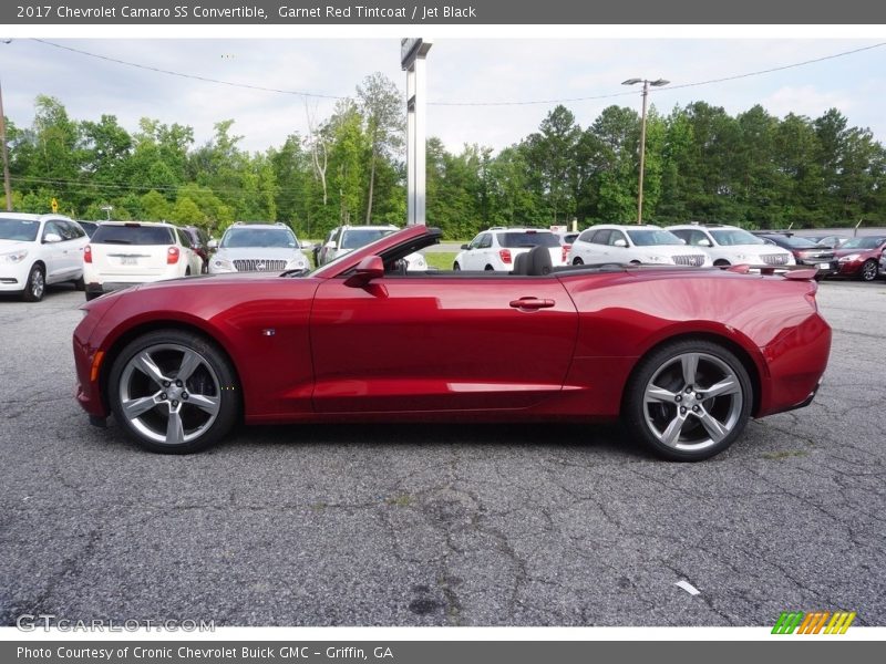 Garnet Red Tintcoat / Jet Black 2017 Chevrolet Camaro SS Convertible