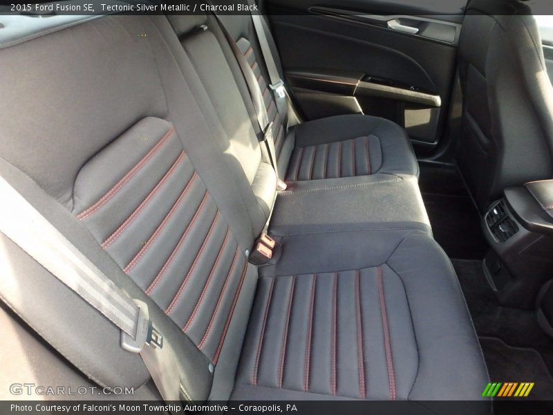 Tectonic Silver Metallic / Charcoal Black 2015 Ford Fusion SE