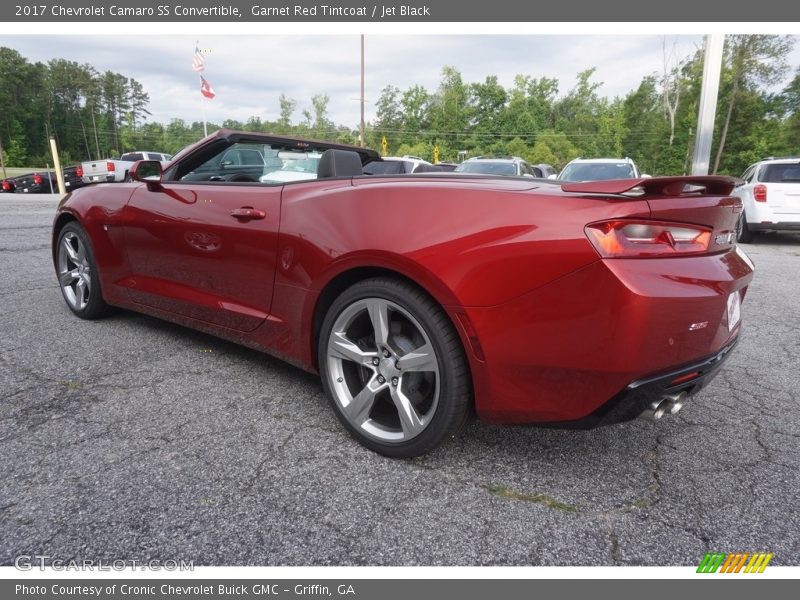 Garnet Red Tintcoat / Jet Black 2017 Chevrolet Camaro SS Convertible