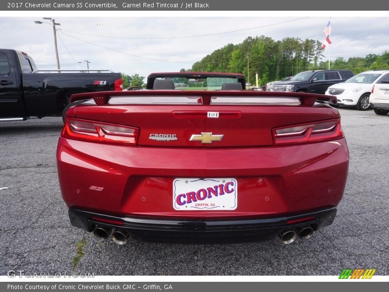 Garnet Red Tintcoat / Jet Black 2017 Chevrolet Camaro SS Convertible