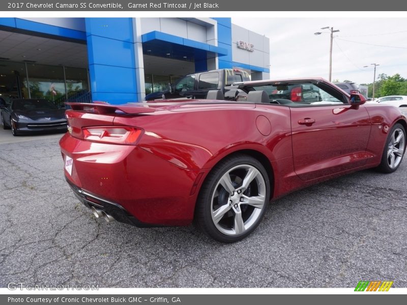 Garnet Red Tintcoat / Jet Black 2017 Chevrolet Camaro SS Convertible
