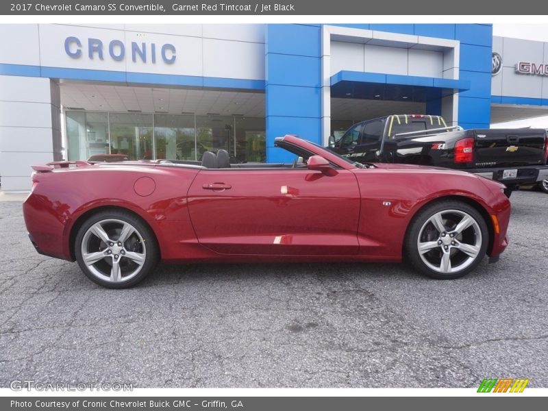 Garnet Red Tintcoat / Jet Black 2017 Chevrolet Camaro SS Convertible