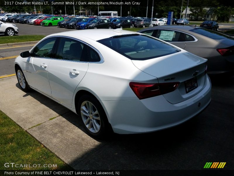 Summit White / Dark Atmosphere/Medium Ash Gray 2017 Chevrolet Malibu LT