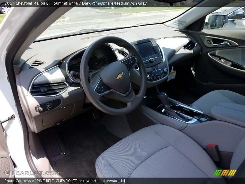 Summit White / Dark Atmosphere/Medium Ash Gray 2017 Chevrolet Malibu LT