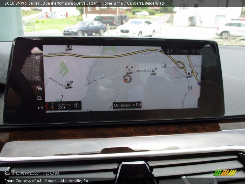 Navigation of 2018 5 Series 530e iPerfomance xDrive Sedan
