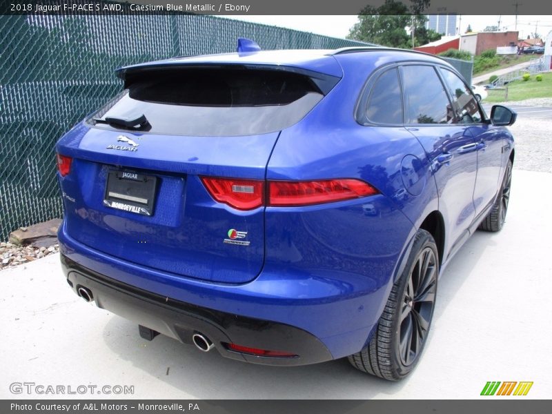 Caesium Blue Metallic / Ebony 2018 Jaguar F-PACE S AWD