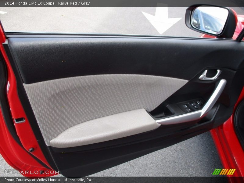 Rallye Red / Gray 2014 Honda Civic EX Coupe