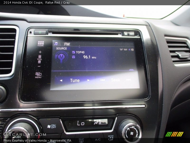 Rallye Red / Gray 2014 Honda Civic EX Coupe