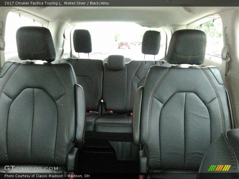 Molten Silver / Black/Alloy 2017 Chrysler Pacifica Touring L