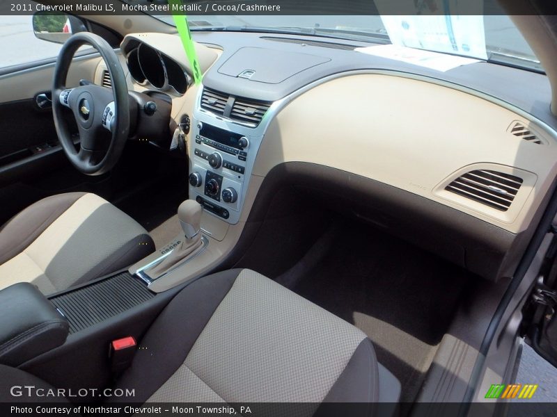 Mocha Steel Metallic / Cocoa/Cashmere 2011 Chevrolet Malibu LS