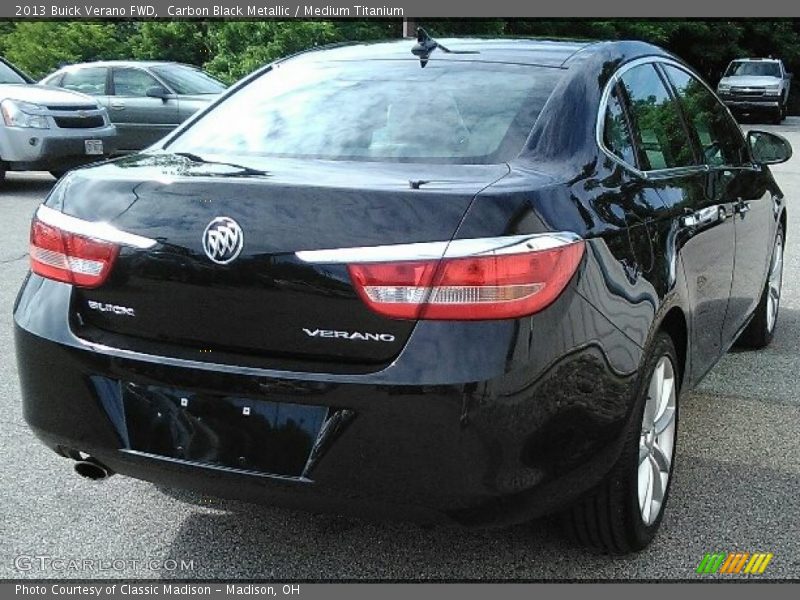 Carbon Black Metallic / Medium Titanium 2013 Buick Verano FWD