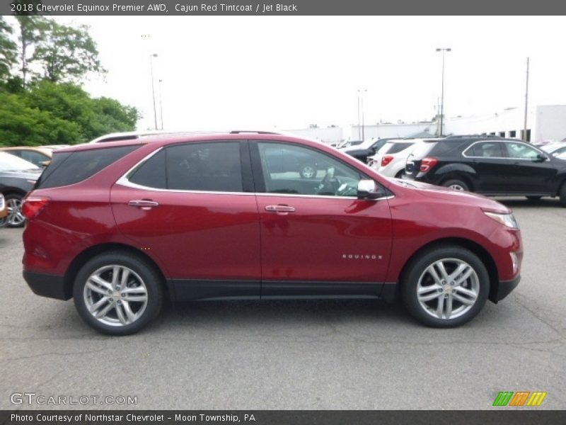 Cajun Red Tintcoat / Jet Black 2018 Chevrolet Equinox Premier AWD