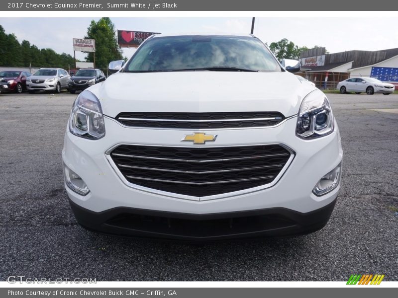 Summit White / Jet Black 2017 Chevrolet Equinox Premier