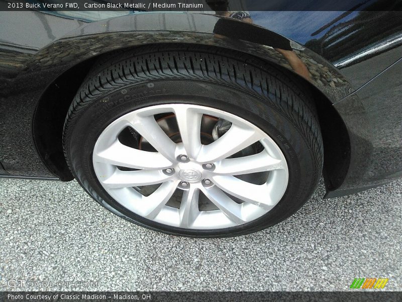 Carbon Black Metallic / Medium Titanium 2013 Buick Verano FWD