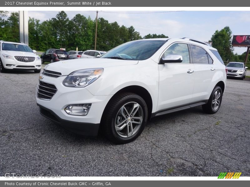 Summit White / Jet Black 2017 Chevrolet Equinox Premier