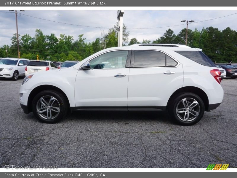 Summit White / Jet Black 2017 Chevrolet Equinox Premier