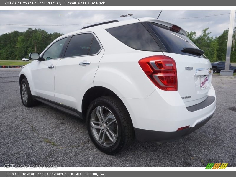 Summit White / Jet Black 2017 Chevrolet Equinox Premier
