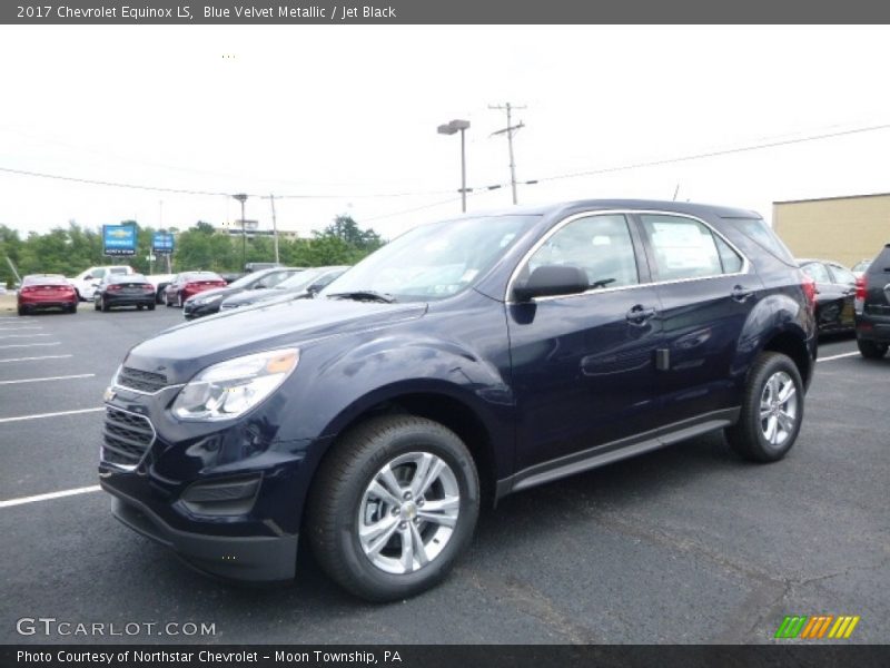 Blue Velvet Metallic / Jet Black 2017 Chevrolet Equinox LS