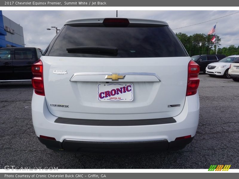 Summit White / Jet Black 2017 Chevrolet Equinox Premier