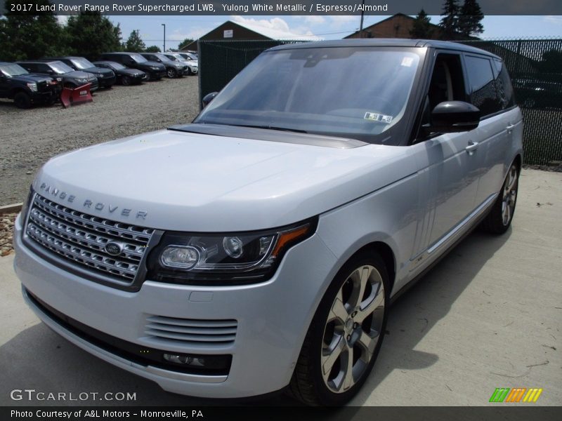 Yulong White Metallic / Espresso/Almond 2017 Land Rover Range Rover Supercharged LWB