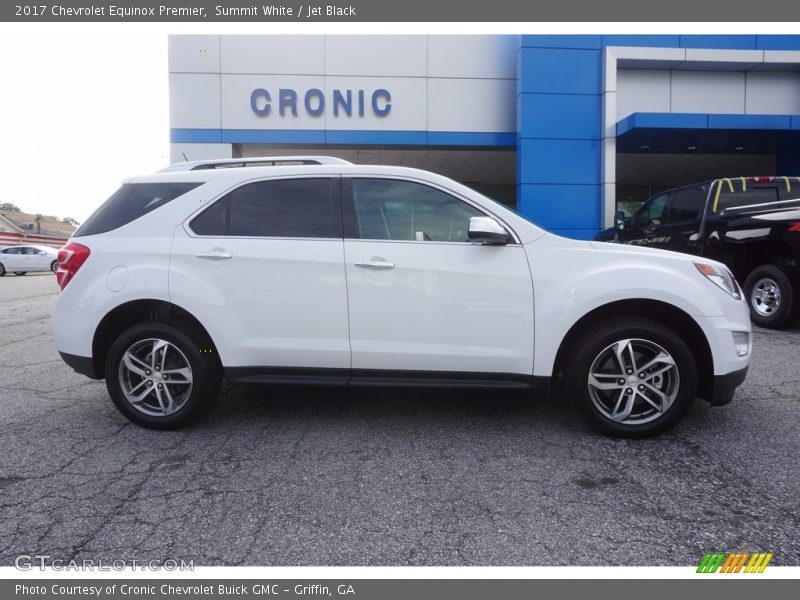 Summit White / Jet Black 2017 Chevrolet Equinox Premier