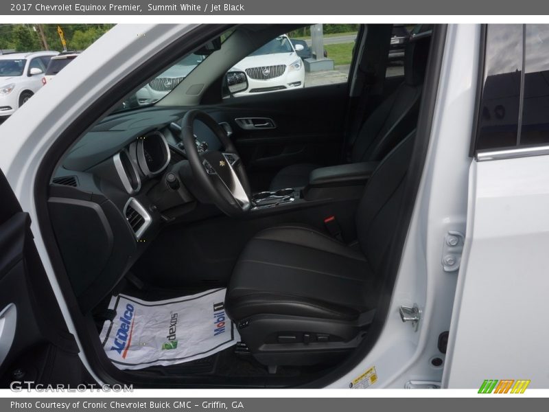 Summit White / Jet Black 2017 Chevrolet Equinox Premier