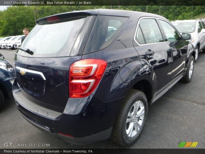 Blue Velvet Metallic / Jet Black 2017 Chevrolet Equinox LS