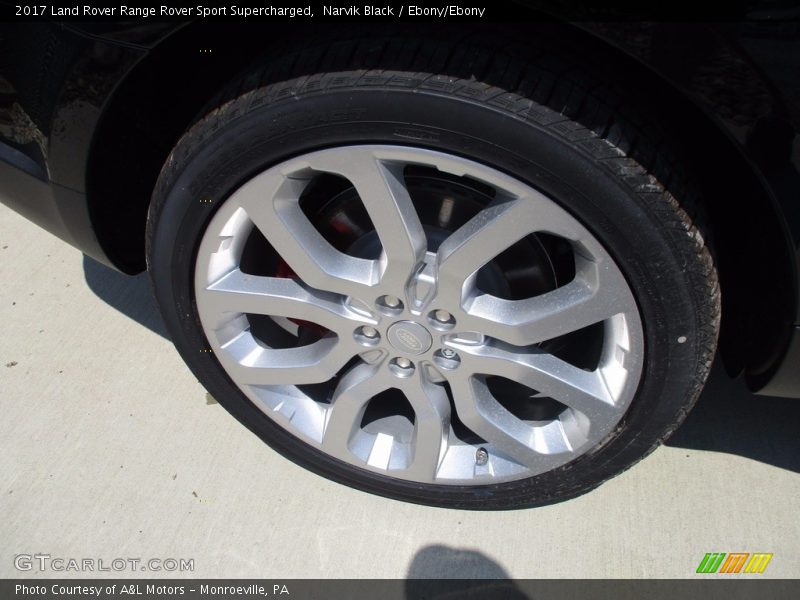 Narvik Black / Ebony/Ebony 2017 Land Rover Range Rover Sport Supercharged