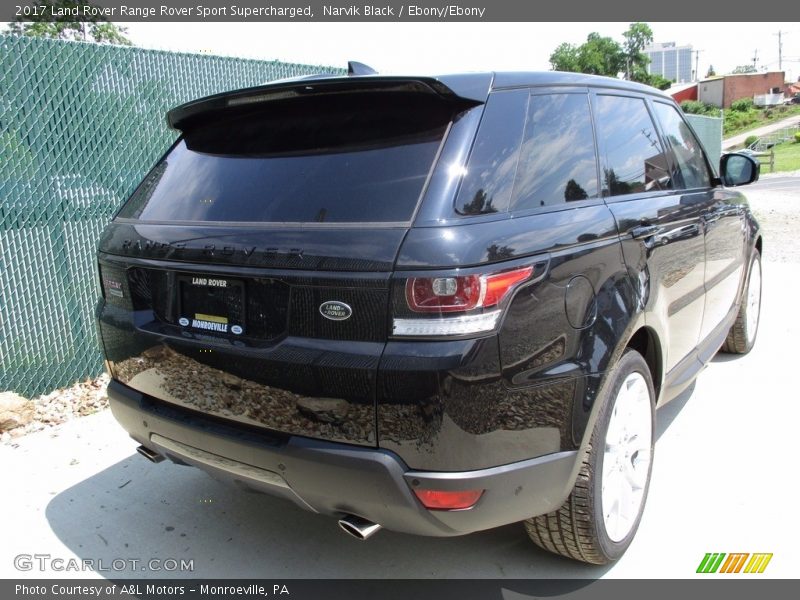 Narvik Black / Ebony/Ebony 2017 Land Rover Range Rover Sport Supercharged