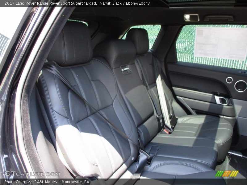 Narvik Black / Ebony/Ebony 2017 Land Rover Range Rover Sport Supercharged