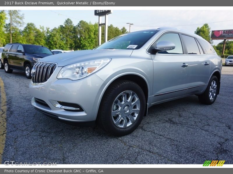 Quicksilver Metallic / Ebony/Ebony 2017 Buick Enclave Premium