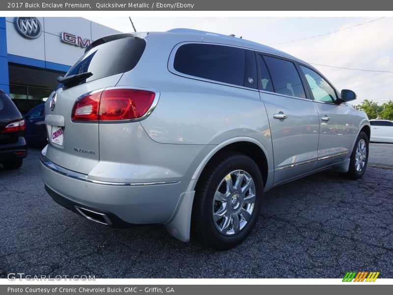 Quicksilver Metallic / Ebony/Ebony 2017 Buick Enclave Premium