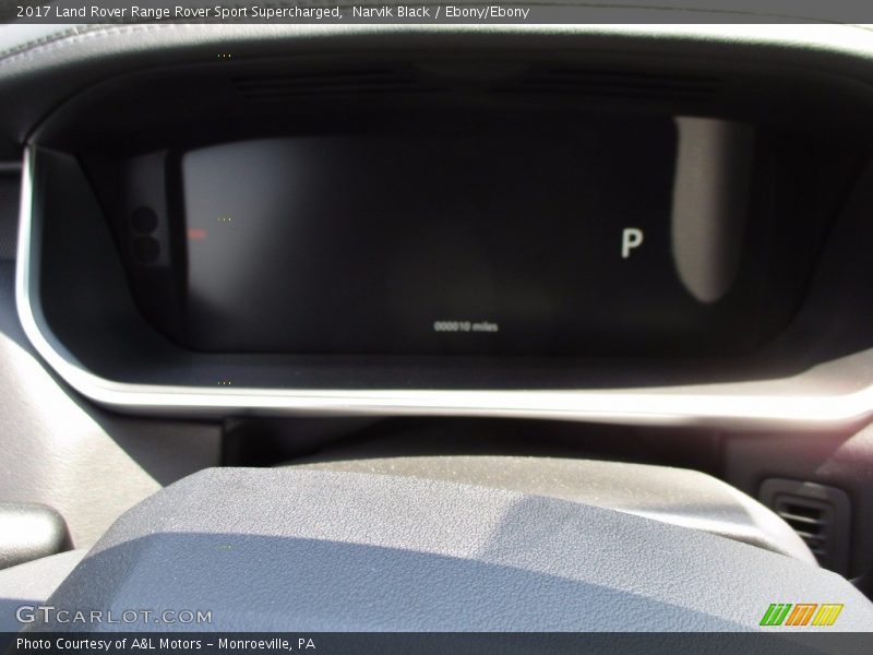 Narvik Black / Ebony/Ebony 2017 Land Rover Range Rover Sport Supercharged