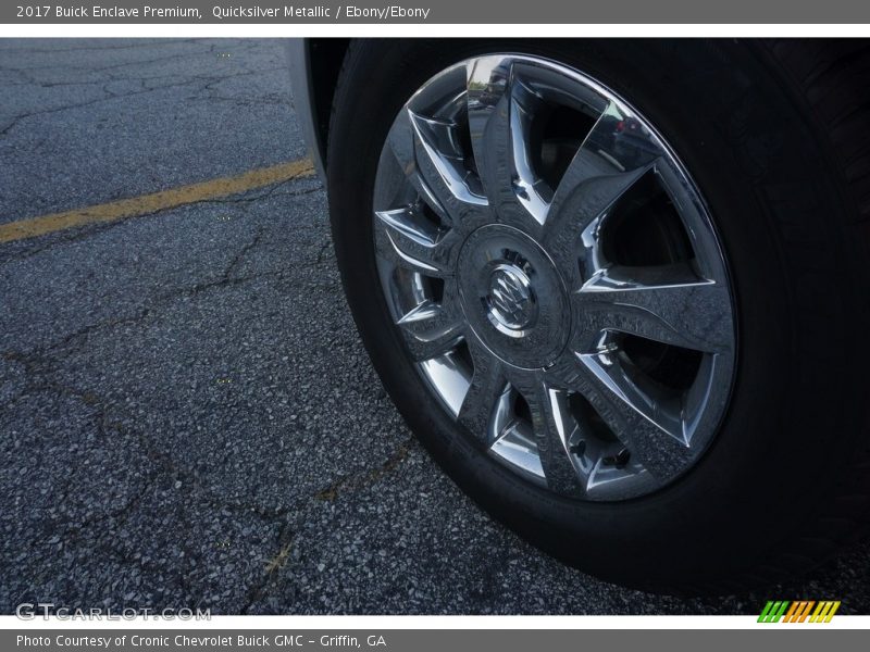 Quicksilver Metallic / Ebony/Ebony 2017 Buick Enclave Premium