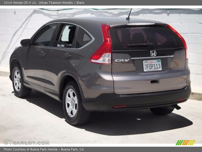 Urban Titanium Metallic / Black 2014 Honda CR-V LX