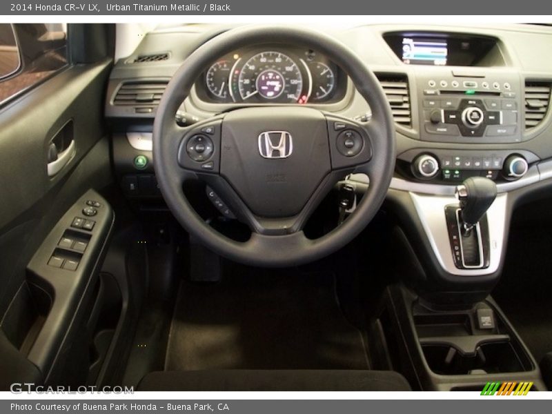 Urban Titanium Metallic / Black 2014 Honda CR-V LX