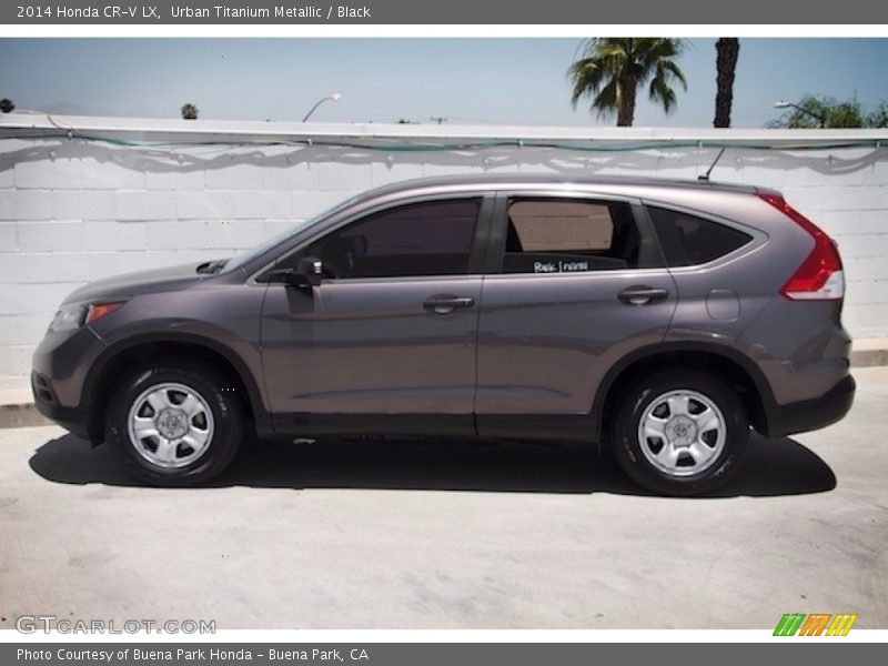 Urban Titanium Metallic / Black 2014 Honda CR-V LX