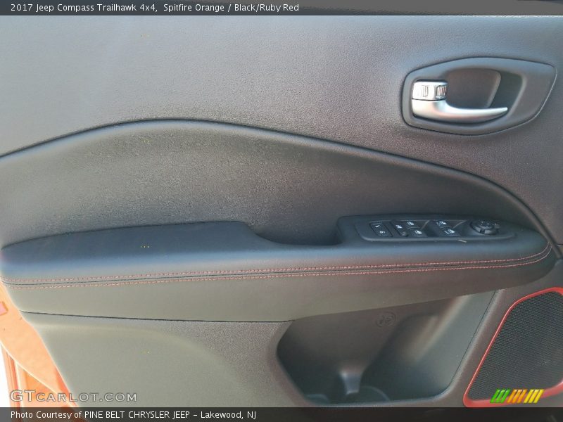 Spitfire Orange / Black/Ruby Red 2017 Jeep Compass Trailhawk 4x4